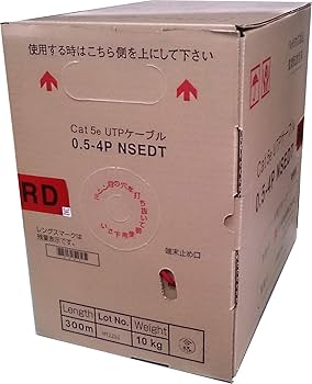 日本製線 0.5-4P NSEDT(SB)300mCat5e UTP Amazon.co.jp: 日本製線 Cat5e LANケーブル（300m巻き） NSEDT